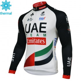 Maillot vélo 2018 Team UAE Hiver Thermal Fleece N001